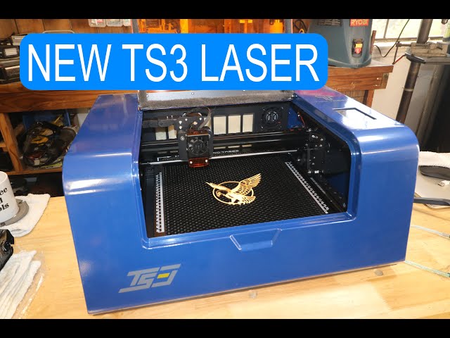 TS3 Laser engraver cutter rotary Fully enclosed from Two Trees. Review by Coffee and Tools ep 268