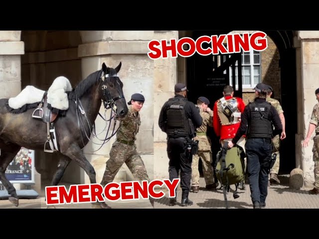 EVERYONE is SHOCKED! INCIDENT, this HAPPENED at horse guards today