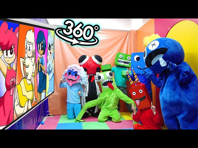 Rainbow Friends 360° | Blue vs Opila Bird & Jumbo Josh! - Rainbow Friends vs Garten of Ban Ban