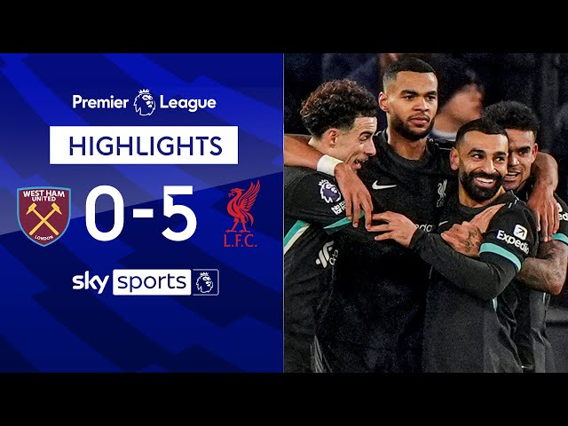 Salah shines for FIVE star Reds ⭐️ | West Ham 0-5 Liverpool | Premier League Highlights