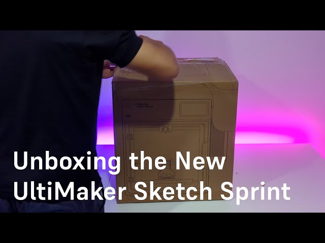 UltiMaker Makerbot Sketch Sprint Unboxing and Setup