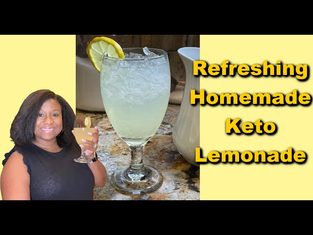 How to Make Real Keto/ Low Carb Homemade Lemonade