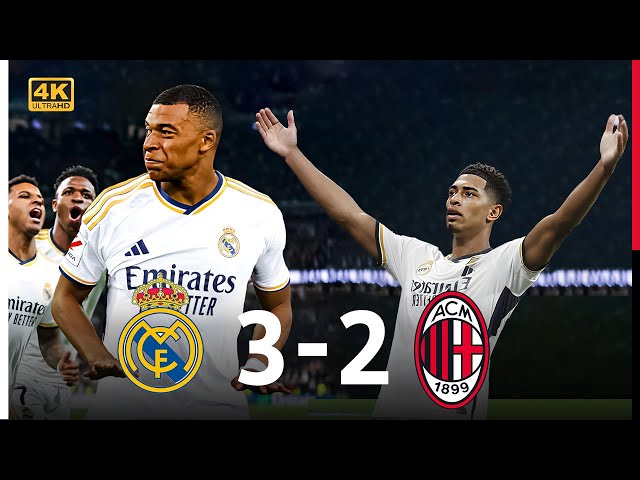 Real Madrid Vs AC Milan | Friendly Match | All Goals & Highlights 4K