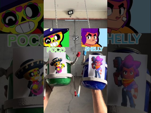 Poco vs Shelly ⚔️ Epic Battle! 🔥 | Brawl Stars Showdown" #shorts