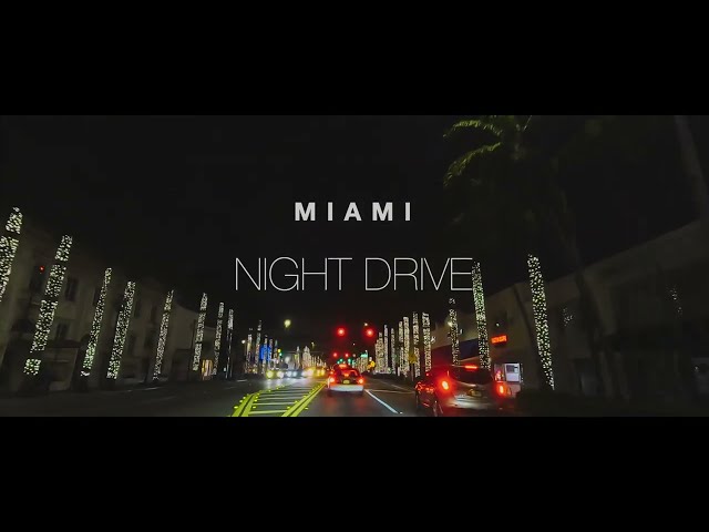 Miami Night Drive 2023 | Miami Night Tour | A Midnight Drive Through the Magic City