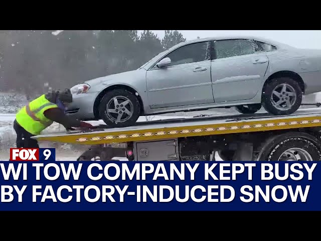 Wisconsin factory-induced snow crashes surprise local tow company