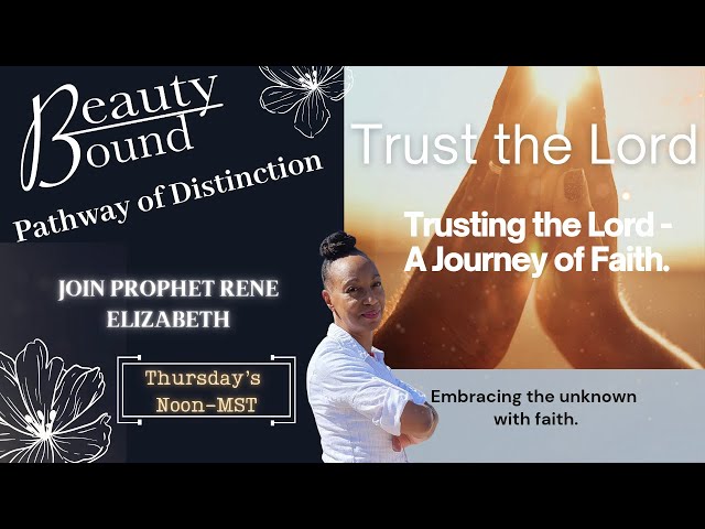 Trusting the Lord-A Journey of Faith-REPOST  OF 2024 MESSAGE