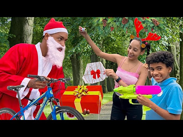 El Mejor  SANTA CLAUS Del Mundo 🎅🎁🎄🎊 *Regalando Todo* 🧸🛝🛼😍 (Pelicula Completa)