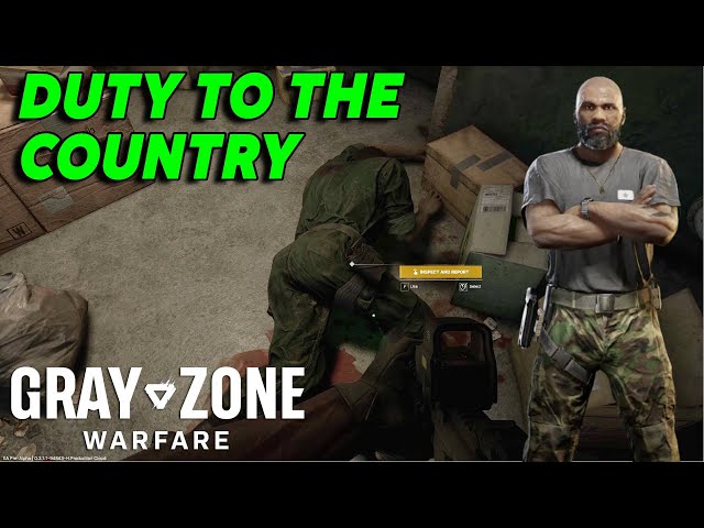 DUTY TO THE COUNTRY  | GRAY ZONE WARFARE NIGHT OPS GUIDE