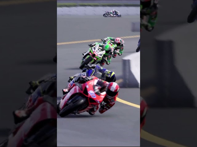 acción agresiva Valentino Rossi en SONOMA Raceway #ride5 #valentinorossi