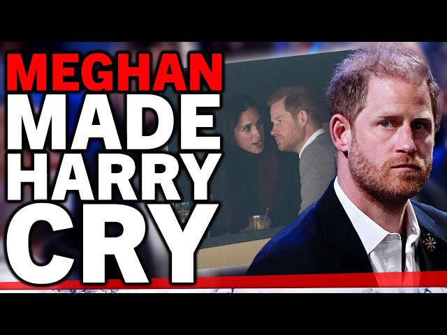 Meghan Markle "emotionally abusing" Prince Harry to the point he is breaking down in tears in public