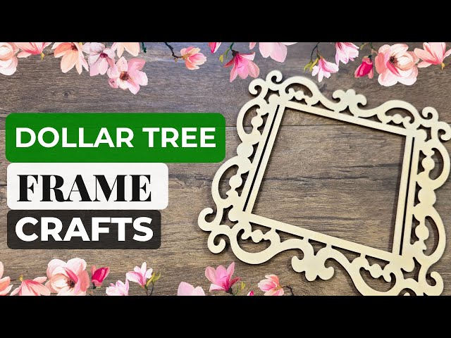 DIY Dollar Tree Wood Frame Crafts: Easy Tutorial for Stunning Home Decor!✨️