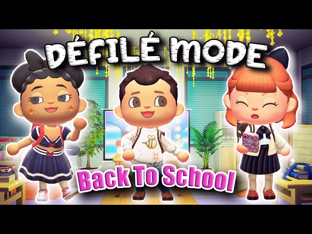 15 IDÉES TENUES BACK TO SCHOOL EDITION 1 funny Animal Crossing New Horizons tenues pour la rentrée