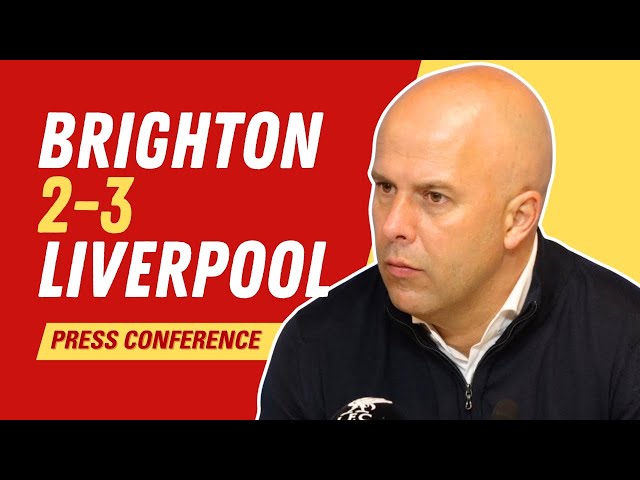 Brighton 2-3 Liverpool | Arne Slot Press Conference (Carabao Cup)