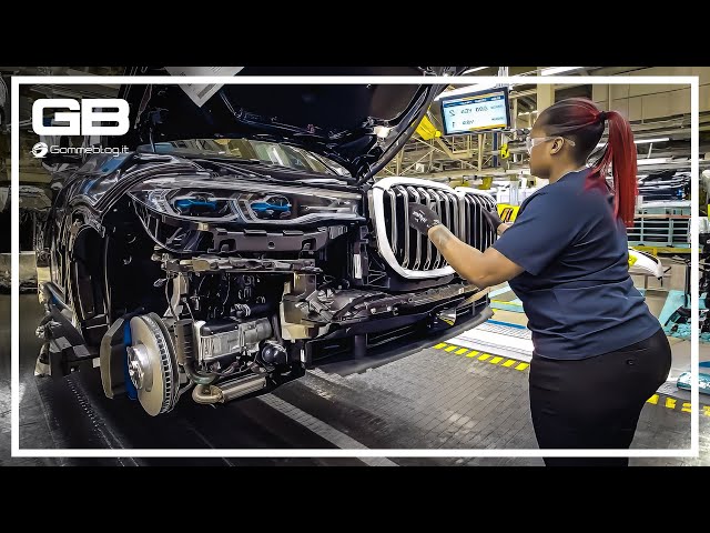 BMW X7 Production 🇺🇸 USA Car Factory Manufacturing Process