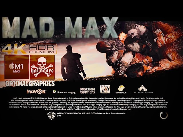 MAD MAX (2015): HARDCORE: Optimal 4K XDR: FULL GAME ACTION ADVENTURE MOVIE