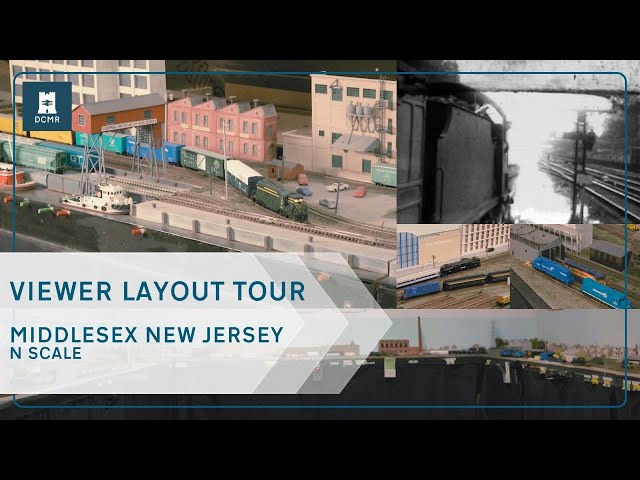 Viewer Layout Tour - Middlesex New Jersey (N Scale)