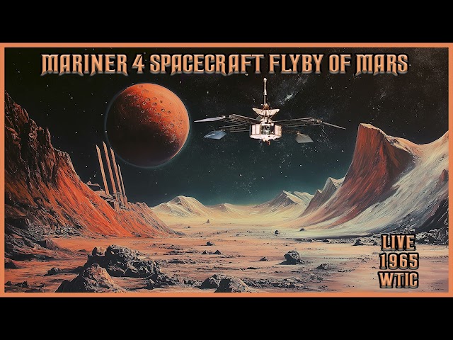 Live Mariner 4 Spacecraft Flyby of Mars Mission Live 7/14/1965