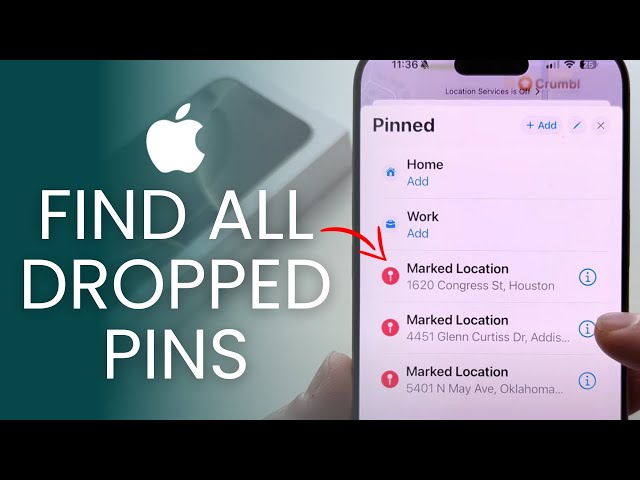 How To Find All Dropped Pins On iPhone (Apple Maps)