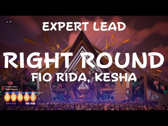 Fio Rida, Kesha - Right Round 100% (World Top) [EXPERT LEAD] | FORTNITE FESTIVAL S6