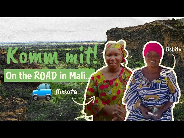 Follow us! 🌍 On the road in Mali 🚙 Join Bebita and Assaïta 🧕🏿👋🏿👩🏿‍🦱 #StrongWomenBrightFuture 💚