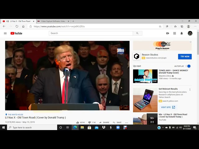 reacting to donald trump 3 music videos