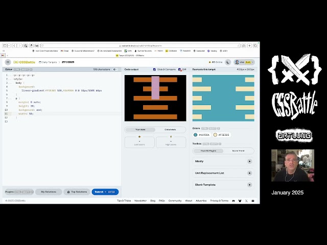 CSSBattle for JANUARY 27 (2025)