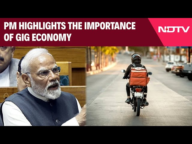 PM Modi Parliament Speech | PM Highlights The Importance Of Gig Economy | Youth Employment