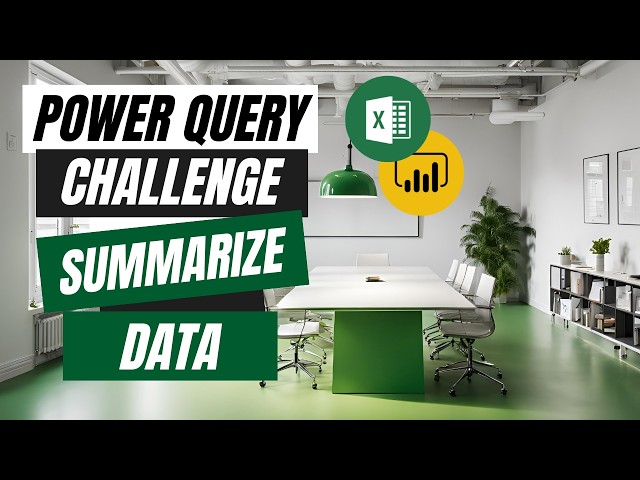 Summarize Messy Data Easily - Power Query Challenge 53