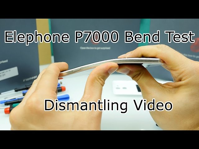 Elephone P7000 - Does it bend ? - Full disassembly Video - Fake Specs ? [4K]