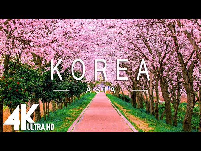 FLYING OVER KOREA (4K UHD) - Relaxing Music Along With Beautiful Nature Videos - 4K Video Ultra HD