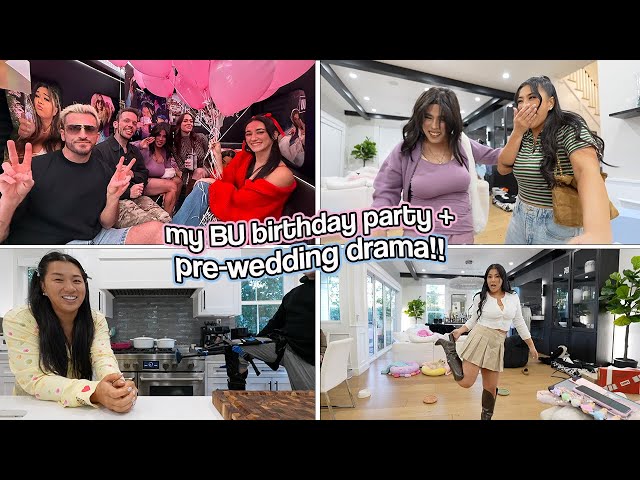 MY SURPRISE BIRTHDAY PARTY + Pre-Wedding Drama!!