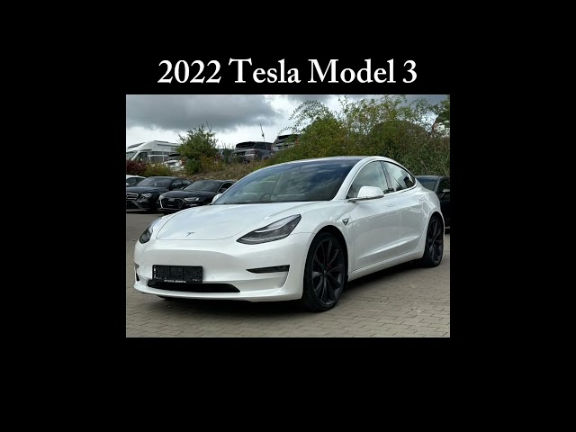 Old 2022 Tesla Model 3 #music #shorts #viral #song #danzakuduro #short #viralvideo #youtubeshorts