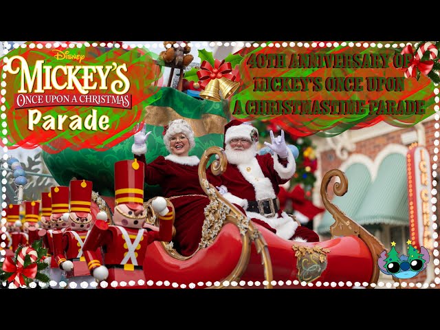 40th Anniversary of Mickey’s Once Upon a Christmastime Parade on Main Street USA VR180 3D