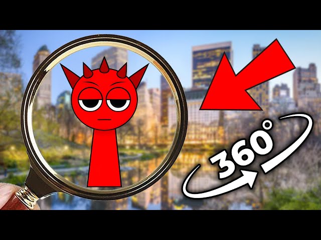 Find Raddy Red | Incredibox Sprunki | Finding Challenge 360º VR