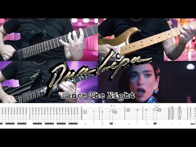 Dua Lipa - Dance The Night (Metal Remix Cover + Guitar TABS)