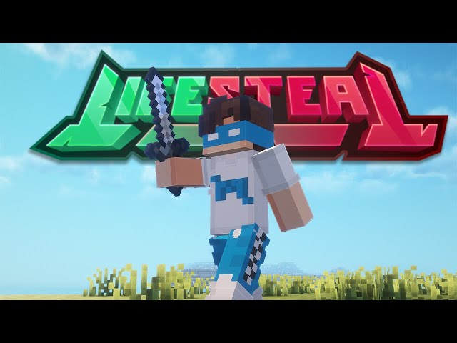 🔴LifeSteal SMP STREAM Surviving my first few days