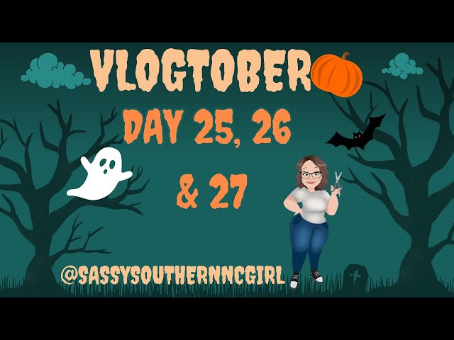 Vlogtober Day 25-27 // I Won A Giveaway from @Gingersplanscraftsbeauty // October 28, 2024