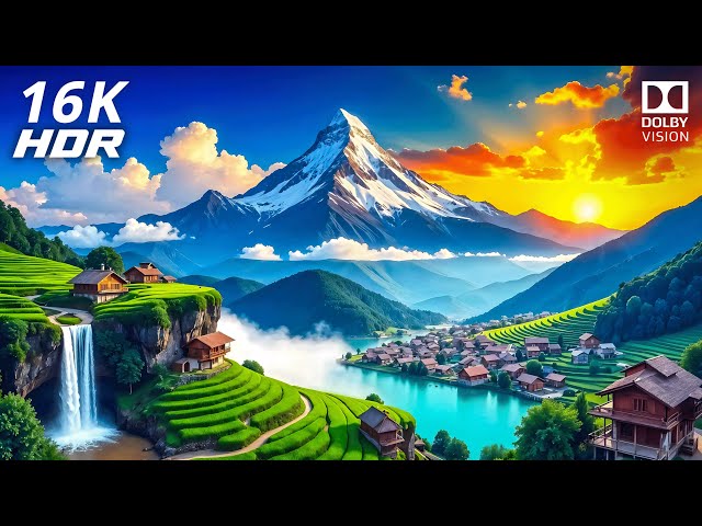 OUR PLANET 16K HDR Dolby Vision - Will Blow Your Mind [120fps] #BGM