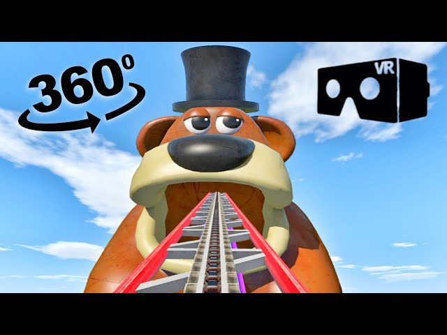 Freddy Fazbear Ur Ur Ur Meme: Epic 360° VR Roller Coaster