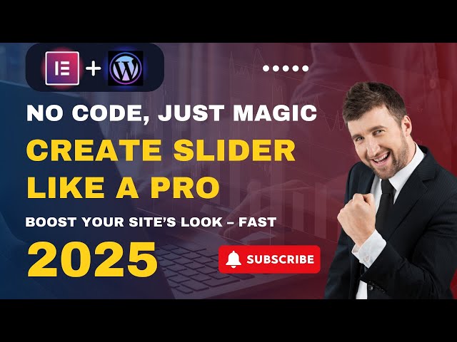 Create An Image Slider In Wordpress Elementor Without Coding! | Elementor Tutorial 2025