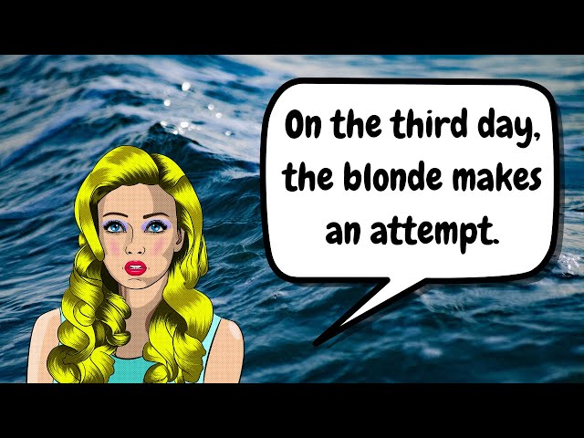 🤣 Joke of the Day!  -  A blonde, a brunette and a redhead are trapped...