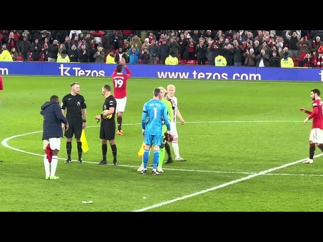 SCENES! Full Time Whistle! Man United 2-1 Crystal Palace #manchesterunited