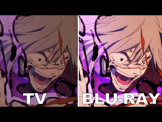 Mahito vs Yuji & Nobara FIGHT Scenes | Jujutsu Kaisen Season 2 Episode 19 TV vs BLU-RAY