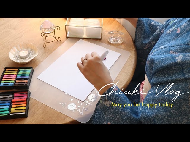 【vlog】Pastel Art/Husband's Radio/Father's Pumpkin