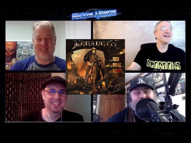 Megadeth 'The Sick The Dying and the Dead' Ultimate Album Review Reaction-Roundtable-The Metal Voice