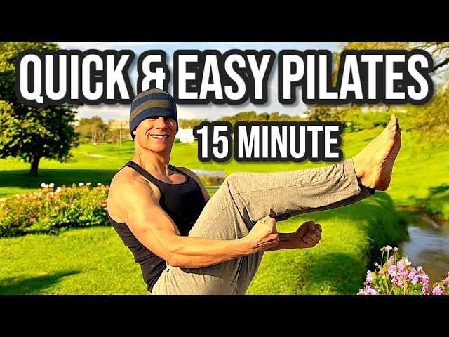 15-Min Beginner Pilates | Quick, Easy & Effective Core Workout