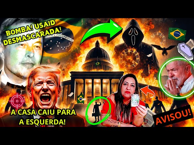 CASO USAID: O MAIOR ESCÂNDALO DA HISTÓRIA DO BRASIL! 🚨Elon Musk e Trump DETONAM o maior esquema!