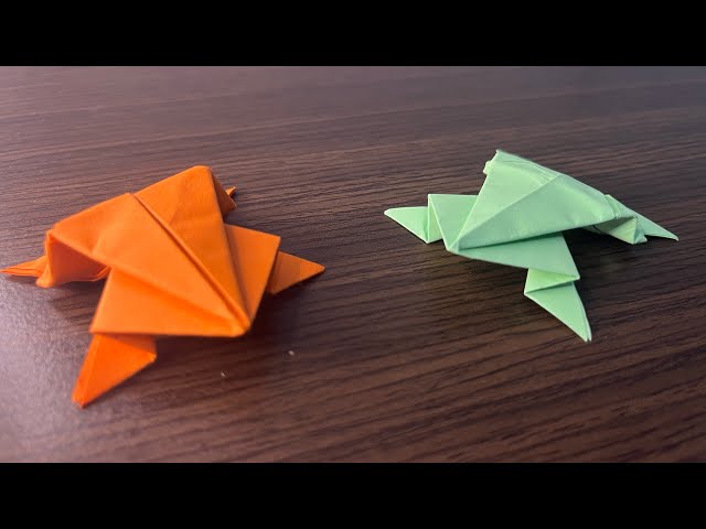 ORIGAMI FROG JUMPING (By Ruby)