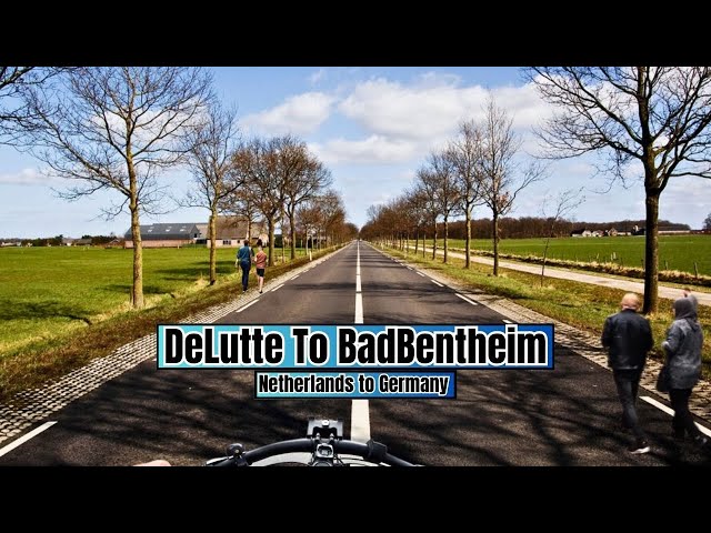 Cycling Ride: De Lutte, Netherlands to Bad Bentheim City, Germany 4k